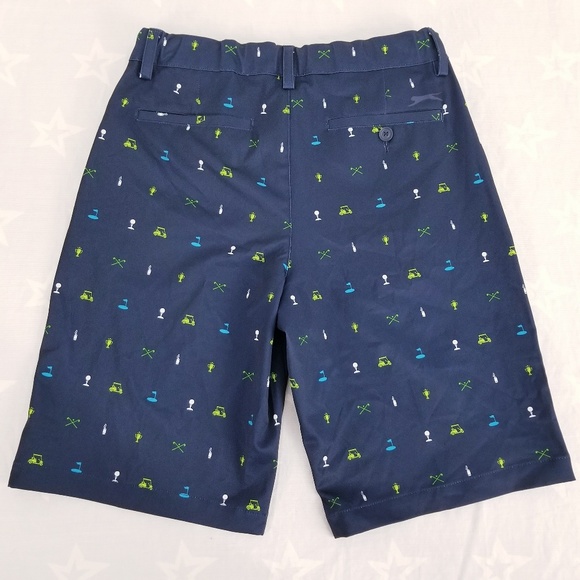 Slazenger Bottoms Slazenger Boys Blue Hydrodri Golf Shorts Youth L